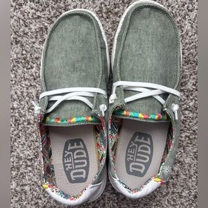 Hey Dude Wendy Boho Olive - Size 7